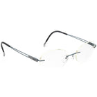 Silhouette Eyeglasses 7661 40 6059 Gray Rimless Frame Austria 48[]19 140