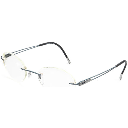 Silhouette Eyeglasses 7661 40 6059 Gray Rimless Frame Austria 48[]19 140
