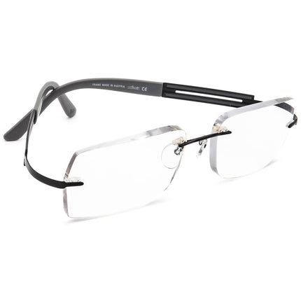 Silhouette Women's Eyeglasses 7671 50 6054 Titan Black&Gray Rimless Frame Austria 54[]17 145