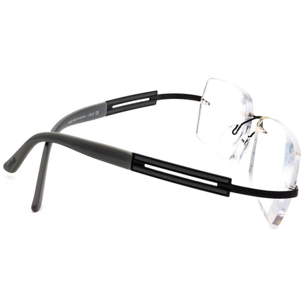 Silhouette Women's Eyeglasses 7671 50 6054 Titan Black&Gray Rimless Frame Austria 54[]17 145
