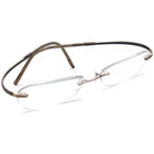 Silhouette Women's Eyeglasses 7690 40 6055 Titan Gray Rimless Frame Austria 50[]17 140