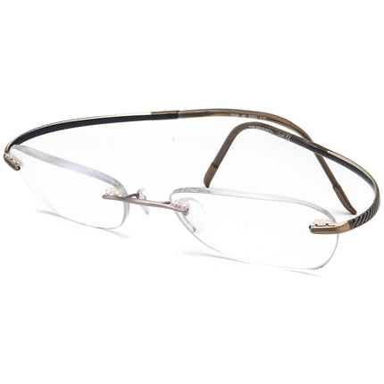 Silhouette Women's Eyeglasses 7690 40 6055 Titan Gray Rimless Frame Austria 50[]17 140