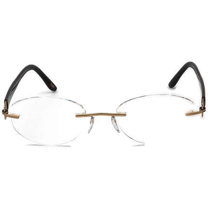 Silhouette Eyeglasses 7694 30 6051 Titan Gold/Brown Rimless Frame Austria 50[]19 135
