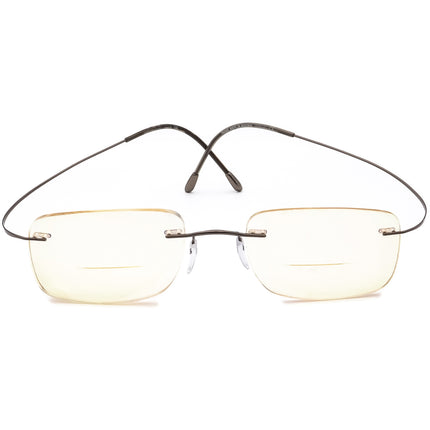 Silhouette Women's Eyeglasses 7739 15 0102 Purple Rimless Metal Frame Austria 49[]19 150