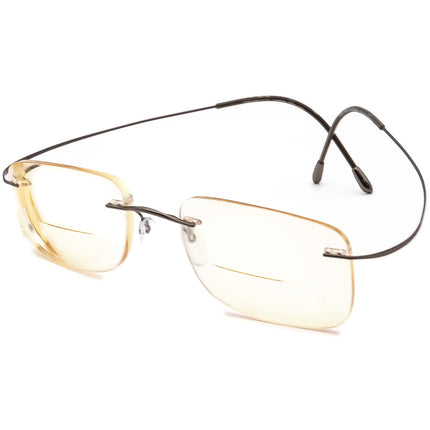 Silhouette Women's Eyeglasses 7739 15 0102 Purple Rimless Metal Frame Austria 49[]19 150