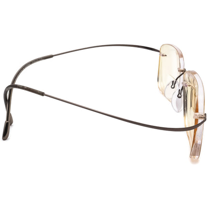Silhouette Women's Eyeglasses 7739 15 0102 Purple Rimless Metal Frame Austria 49[]19 150