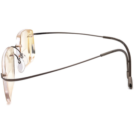 Silhouette Women's Eyeglasses 7739 15 0102 Purple Rimless Metal Frame Austria 49[]19 150