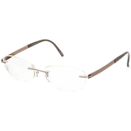 Silhouette Women's Eyeglasses 7779 40 6052 Titan Light Brown Rimless Frame Austria 52[]17 140