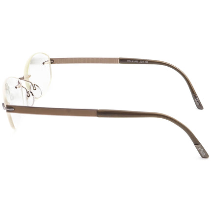 Silhouette Women's Eyeglasses 7779 40 6052 Titan Light Brown Rimless Frame Austria 52[]17 140