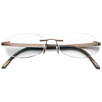 Silhouette Women's Eyeglasses 7779 40 6052 Titan Light Brown Rimless Frame Austria 52[]17 140