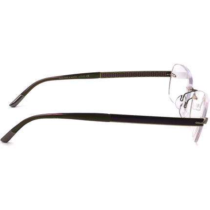 Silhouette Eyeglasses 7779 40 6058 Titan Green/Purple Rimless Frame Austria 50[]17 135