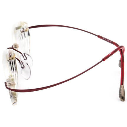 Silhouette Women's Eyeglasses 7799 40 6066 Titan Burgundy Rimless Frame Austria 51[]17 140