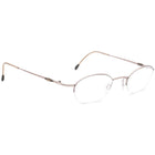 Silhouette Small Eyeglasses M 6463 /45 V 6053 Taupe Half Rim Metal Frame Austria 44[]21 125