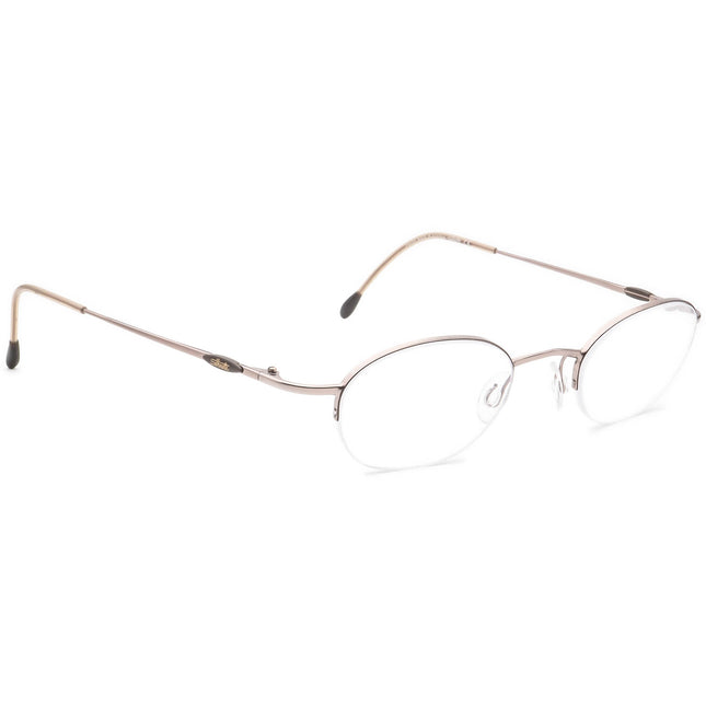 Silhouette Small Eyeglasses M 6463 /45 V 6053 Taupe Half Rim Metal Frame Austria 44[]21 125