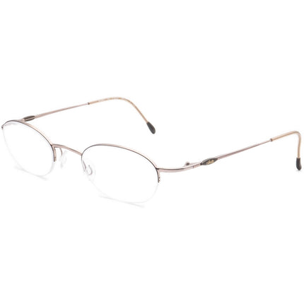 Silhouette Small Eyeglasses M 6463 /45 V 6053 Taupe Half Rim Metal Frame Austria 44[]21 125