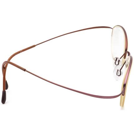 Silhouette Women's Eyeglasses M 6549 /40 V 6052 Titan Brown Half Rim Frame Austria 48[]19 145