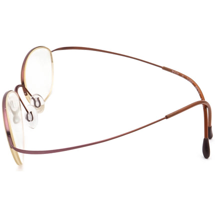 Silhouette Women's Eyeglasses M 6549 /40 V 6052 Titan Brown Half Rim Frame Austria 48[]19 145