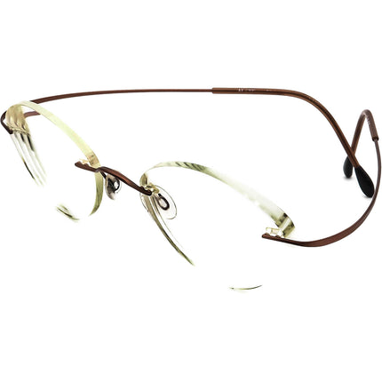 Silhouette Eyeglasses M 7395 /40 6062 Brown Rimless Metal Frame Austria 48[]19 135
