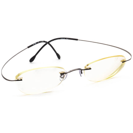 Silhouette Women's Eyeglasses M 7395 /40 V 6056 Titan Gunmetal Rimless Frame Austria 48[]19 130