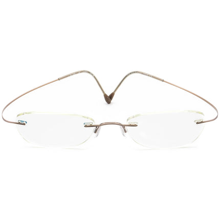 Silhouette Eyeglasses M 7395 /40 V 6073 Titan Brushed Lilac Rimless Frame Austria 49[]19 140