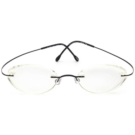 Silhouette Women's M 7395 /50 6074 Polished Black Rimless Frame Austria 48[]19 135