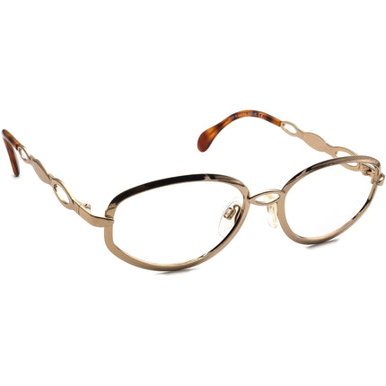 Silhouette Women's Sunglasses M 8056 /30 V 6051 Gold Oval Metal Austria 54 mm