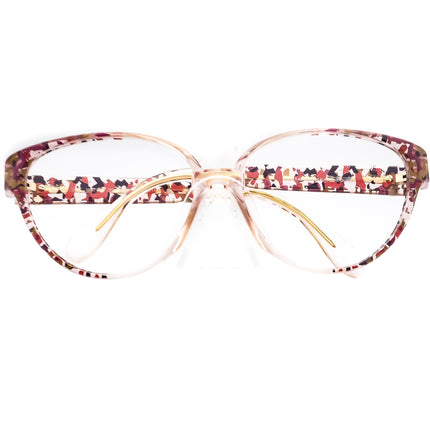 Silhouette Women's Eyeglasses SPX M 1777 /20 C 2214 Camouflaged Purple & Clear Oversized Frame Austria 57[]14 135