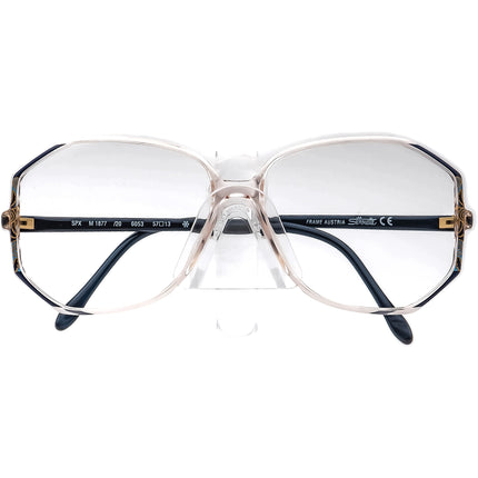 Silhouette Women's Eyeglasses SPX M 1877 /20 6053 Blue/Clear Oversized Frame Austria 57[]13 135