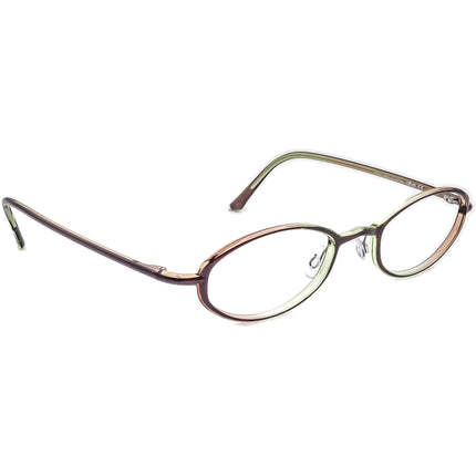 Silhouette Women's Eyeglasses SPX M 1940 /10 6055 Purple on Green Oval Frame Austria 47[]20 135