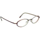 Silhouette Women's Eyeglasses SPX M 1940 /10 6055 Purple on Green Oval Frame Austria 47[]20 135
