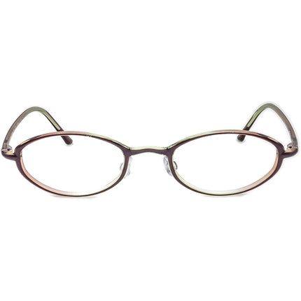 Silhouette Women's Eyeglasses SPX M 1940 /10 6055 Purple on Green Oval Frame Austria 47[]20 135