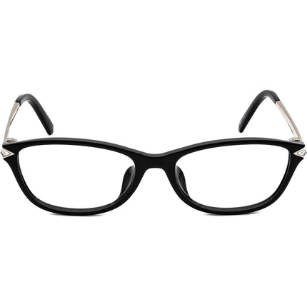 Swarovski Women's Eyeglasses SK 5293-D 001 Black/Silver Rhinestones B-Shape Frame 52[]16 140