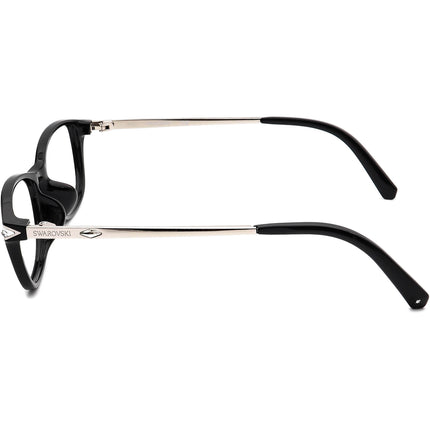 Swarovski Women's Eyeglasses SK 5293-D 001 Black/Silver Rhinestones B-Shape Frame 52[]16 140