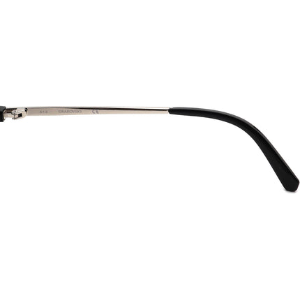 Swarovski Women's Eyeglasses SK 5293-D 001 Black/Silver Rhinestones B-Shape Frame 52[]16 140