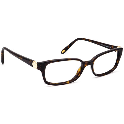 Tiffany & Co. Women's Eyeglasses TF 2024 8015 Havana Rectangular Frame Italy 52[]16 135