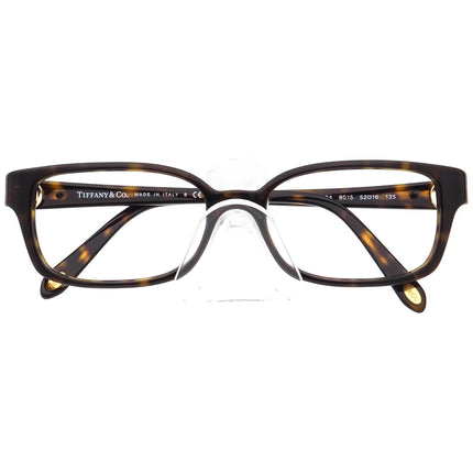 Tiffany & Co. Women's Eyeglasses TF 2024 8015 Havana Rectangular Frame Italy 52[]16 135