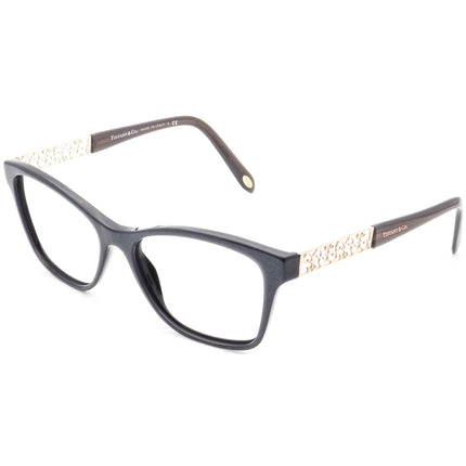 Tiffany & Co. Women's Eyeglasses TF 2130 8211 Pearl Gray Rectangular Frame Italy 54[]16 140