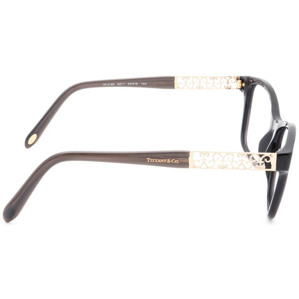 Tiffany & Co. Women's Eyeglasses TF 2130 8211 Pearl Gray Rectangular Frame Italy 54[]16 140