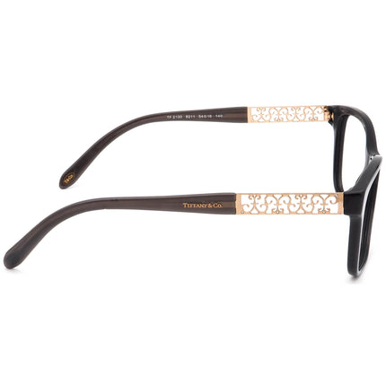 Tiffany & Co. Women's Eyeglasses TF 2130 8211 Pearl Gray Butterfly Frame Italy 54[]16 140