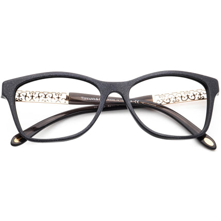 Tiffany & Co. Women's Eyeglasses TF 2130 8211 Pearl Gray Butterfly Frame Italy 54[]16 140
