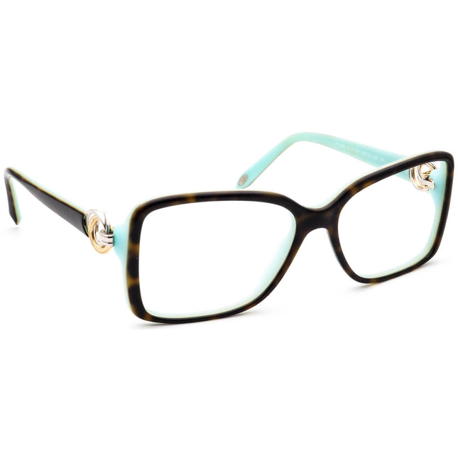 Tiffany & Co. Women's Sunglasses TF 4066 8134/3B Havana on Tiffany Blue Square Italy 56 mm