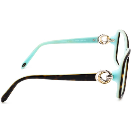 Tiffany & Co. Women's Sunglasses TF 4066 8134/3B Havana on Tiffany Blue Square Italy 56 mm