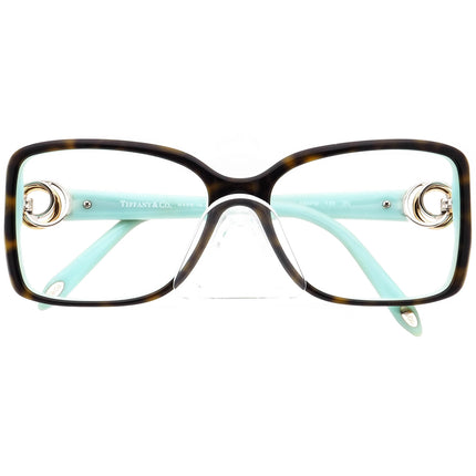 Tiffany & Co. Women's Sunglasses TF 4066 8134/3B Havana on Tiffany Blue Square Italy 56 mm