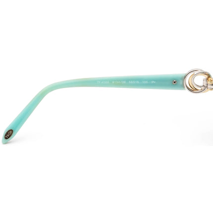 Tiffany & Co. Women's Sunglasses TF 4066 8134/3B Havana on Tiffany Blue Square Italy 56 mm