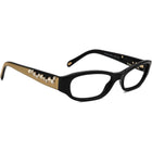 Tiffany & Co. Women's Eyeglasses TY 2012-B 8001 Black/Gold Rhinestones B-Shape Frame 51[]16 130