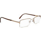 Versace Women's Eyeglasses MOD. 1066 1053 Brown Half Rim Frame Italy 50[]18 135