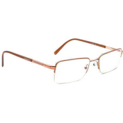 Versace Women's Eyeglasses MOD. 1066 1053 Brown Half Rim Frame Italy 50[]18 135