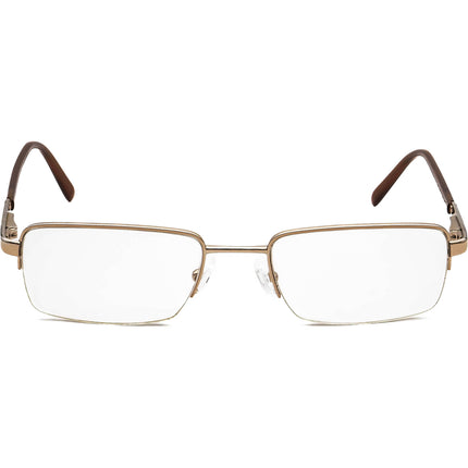 Versace Women's Eyeglasses MOD. 1066 1053 Brown Half Rim Frame Italy 50[]18 135