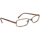 Versace Women's Eyeglasses MOD. 1067 1013 Brown Rectangular Frame Italy 52[]17 135