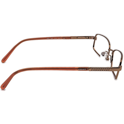 Versace Women's Eyeglasses MOD. 1067 1013 Brown Rectangular Frame Italy 52[]17 135